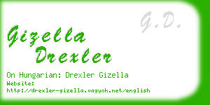 gizella drexler business card